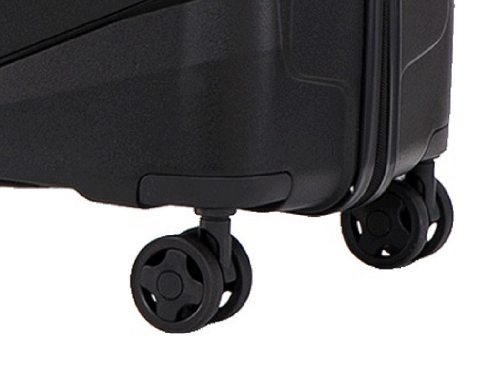 Валіза поліпропіленова WINGS PHX01 середня 65 см чорна Київ - фото 4