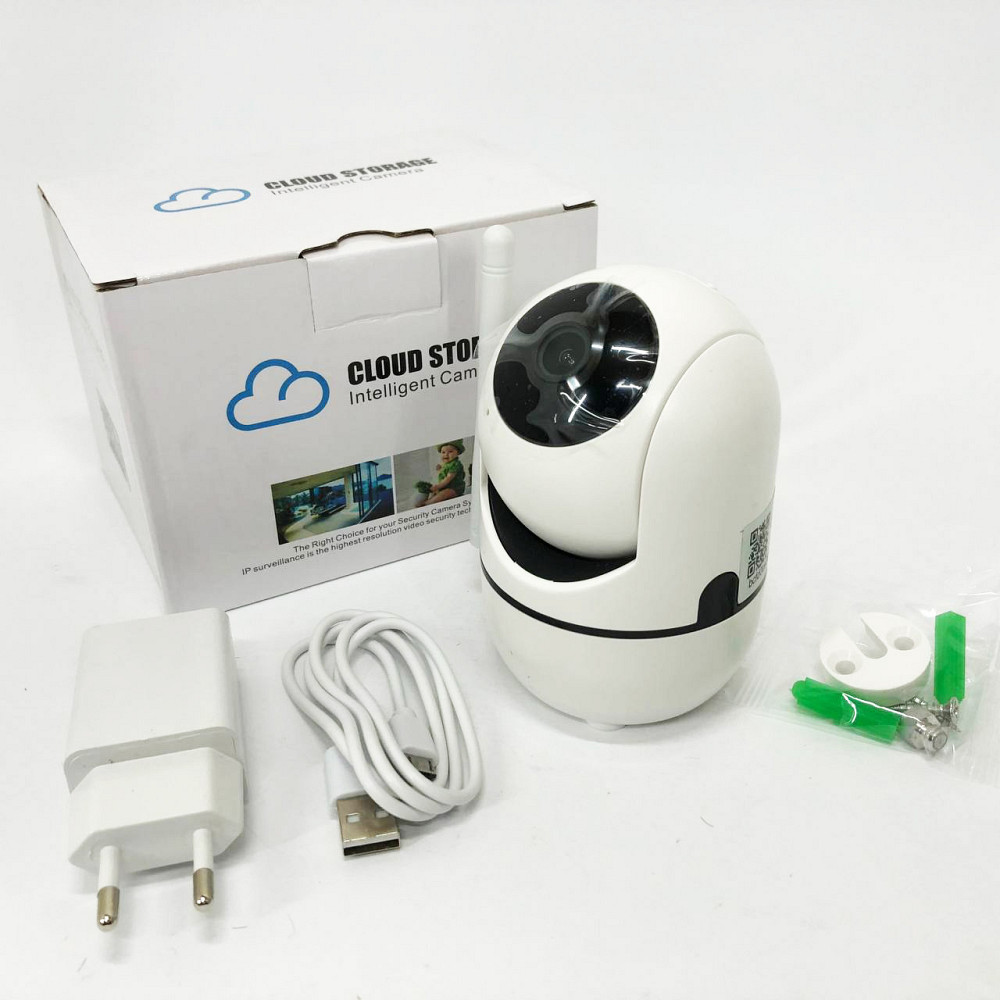 Комнатная поворотная камера, Камера с датчиком звука и движения видеонаблюдения с датчиком UQ-57 Львов - изображение 11