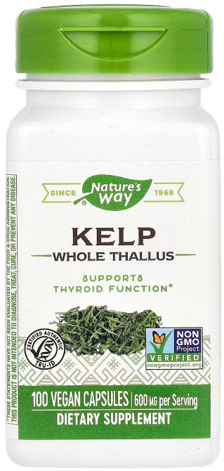 Ламинария Nature's Way Kelp 100 vcaps Киев - изображение 1