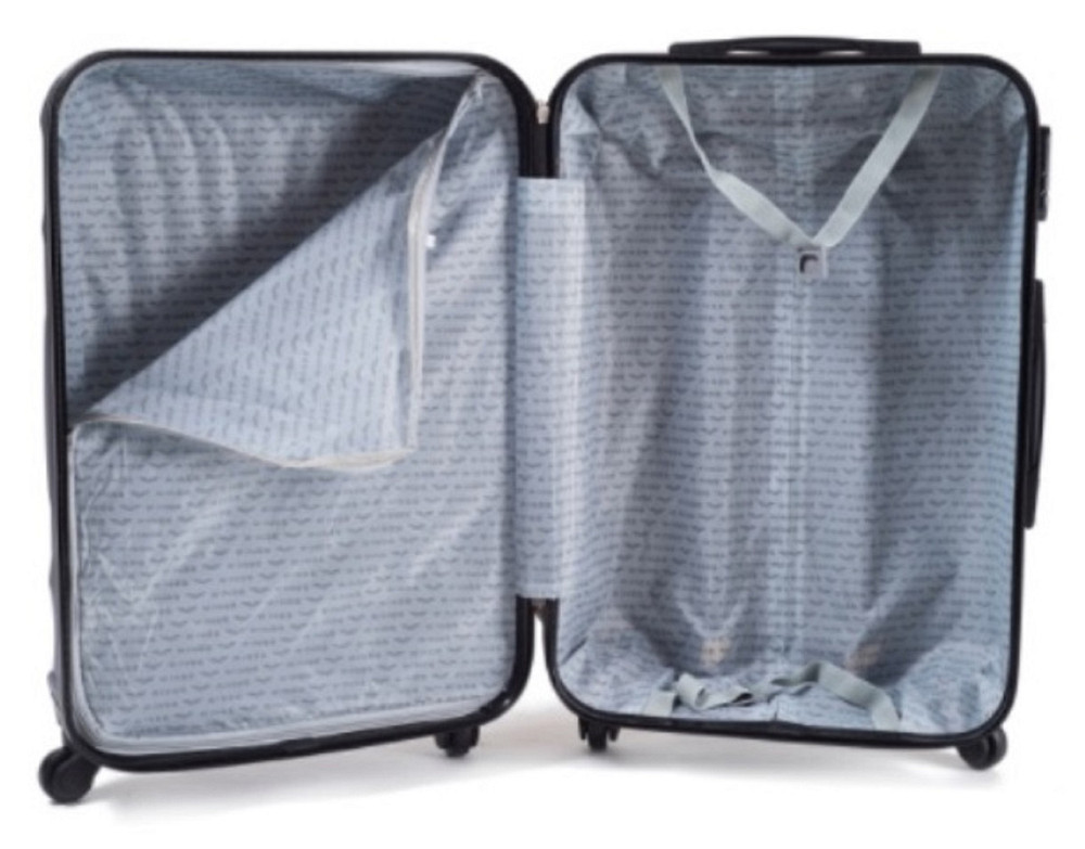 Валіза пластикова WINGS HRR01 велика 75 см темно-синя Київ - фото 10