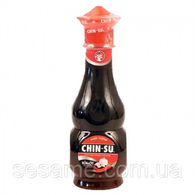 Соєвий соус Chin-Su з часником і чилі, 250мл (В'єтнам) Харків - фото 1
