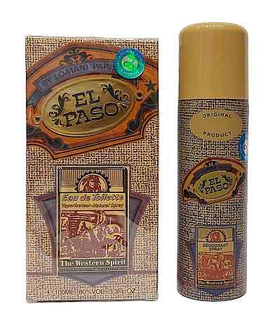 Набір для чоловіків El Paso Parour (Туалетна вода 100 мл Дезодорант 250 мл) Запоріжжя