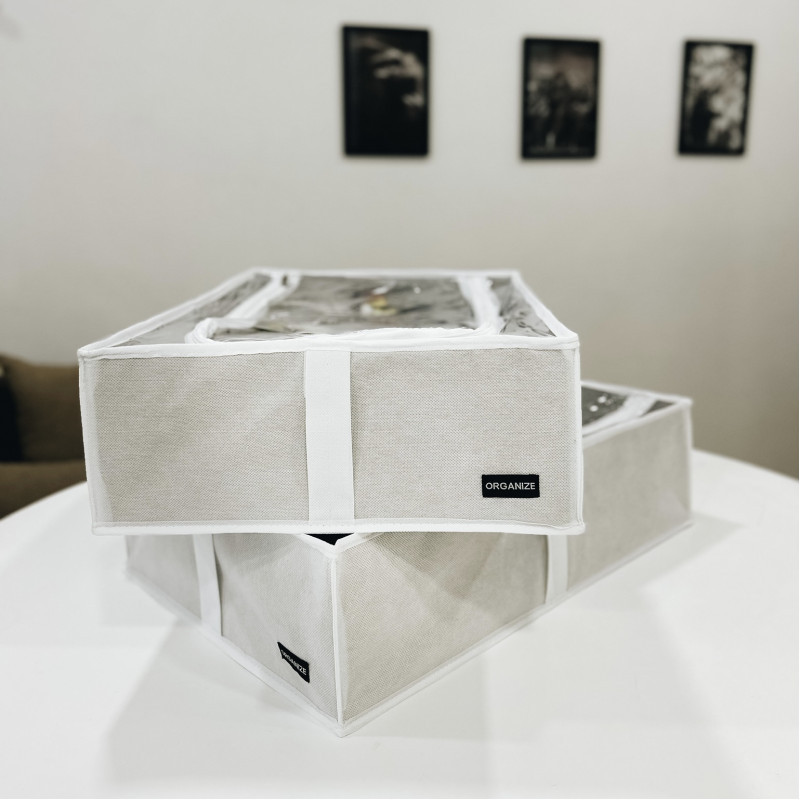 Органайзер для зберігання речей і взуття на 4 відділення KHV-3-White (Білий) Суми - фото 6