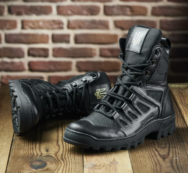 Чоловічі шкіряні черевики демісезонні (чорні) PATRIOT BRC-4 Харків - фото 6