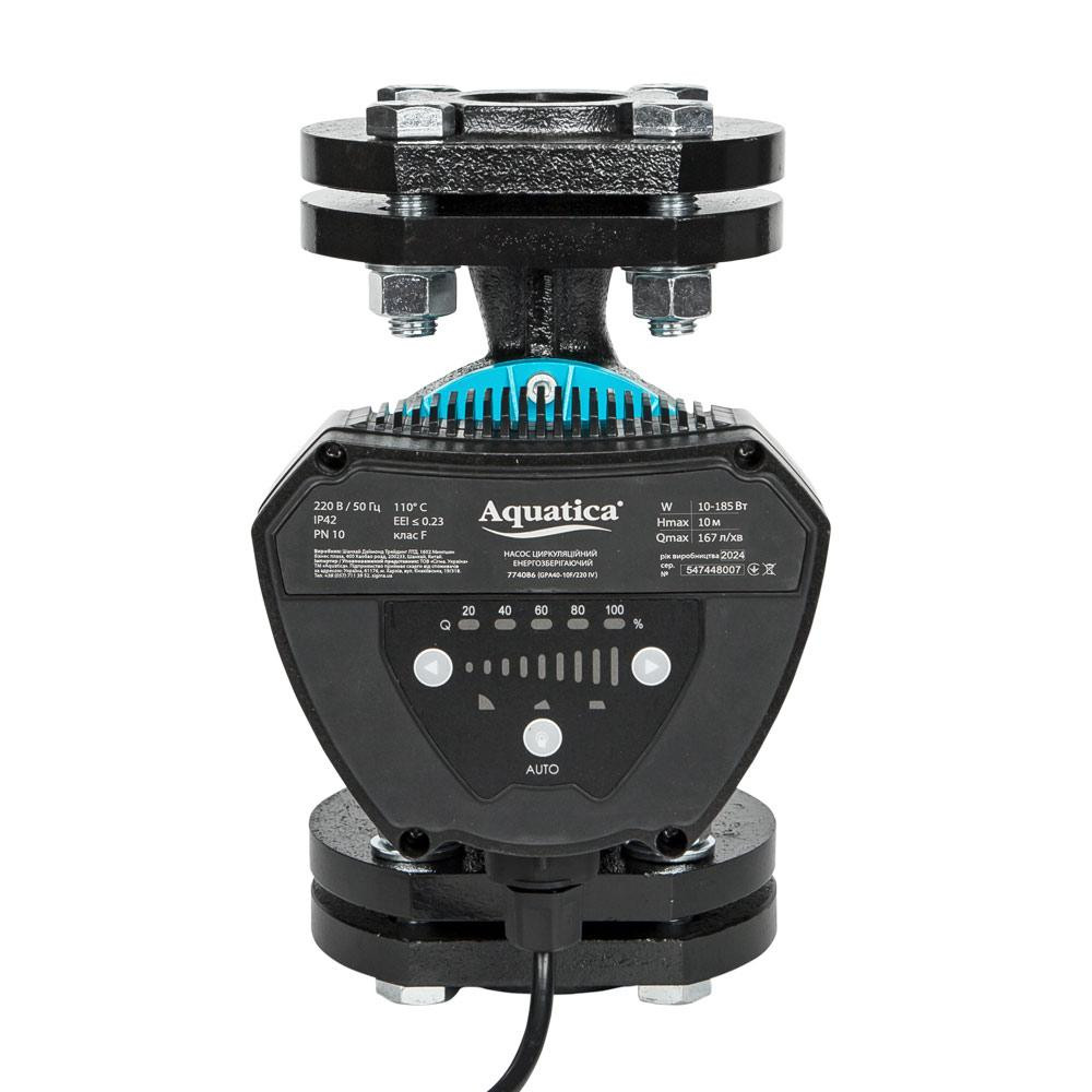 Насос циркуляційний енергоощадний фланц 10-185 Вт Hmax 10 м Qmax 167 л/хв DN40 220 мм + відповідає флан AQUATICA GPA40-10F/220 IV Київ - фото 8