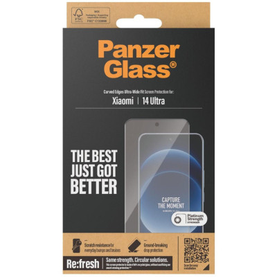 Стекло защитное PANZERGLASS Xiaomi 14 Ultra Ultra-Wide Fit (PG_8074) Винница - изображение 4