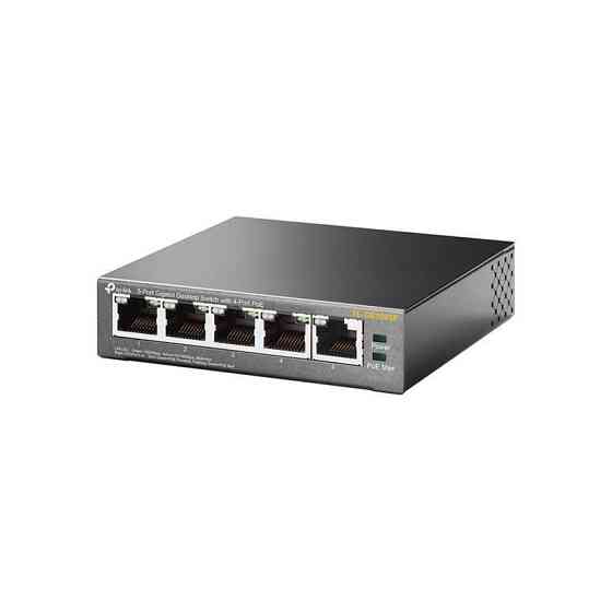 Комутатор TP-Link TL-SG1005P (1хGE, 4xGE PoE, max 53W) Ні Харків
