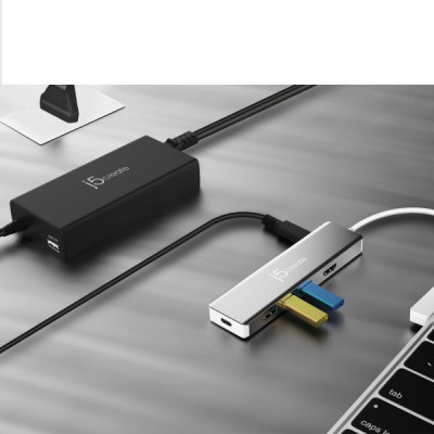 Блок питания к ноутбуку J5create USB-C/PD/90W, USB-A/10W (JUP2290C-EN) Винница - изображение 5