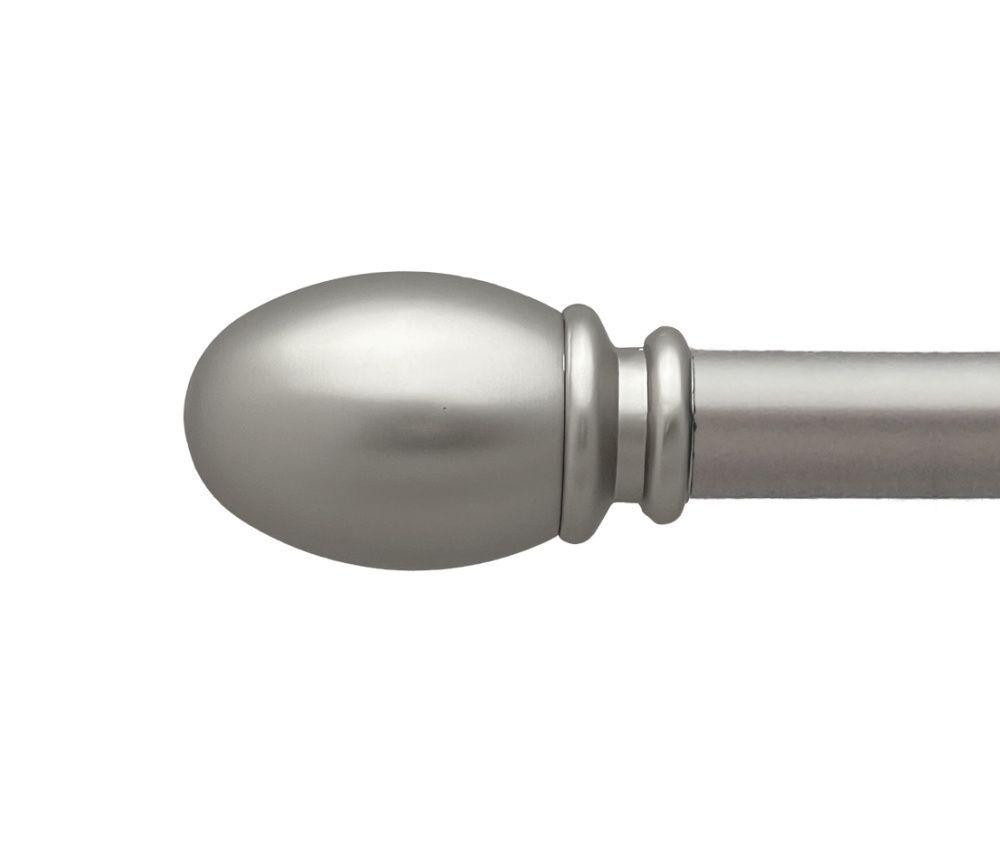 Карниз Orvit Белуно металевий однорядний техно гладка труба кільце металеве Сатин 25 мм 200 см (00-00026226) Львов - изображение 2