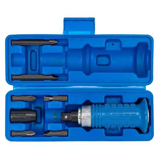 Викрутка ударна з набором біт, адаптером та захисною рукояткою 8пр. 1/2'' FORSAGE F-5064E Одесса