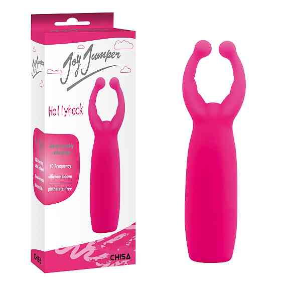 Мини вибратор клиторальный Chisa Joy Jumper Hollyhock, розовый Sex Aura Киев