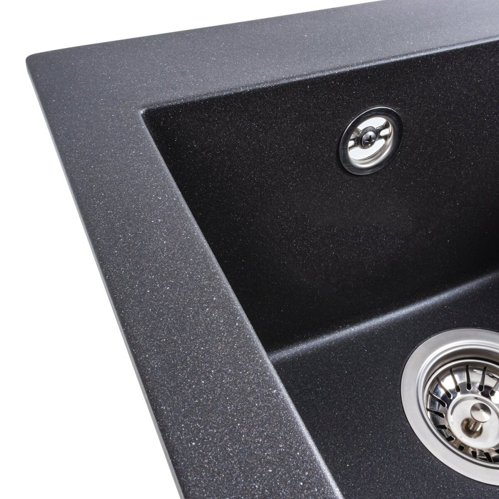 VALESO Гранітна мийка для кухні VALESO 4150 SOKIL матовий Моріон Коломия - фото 12