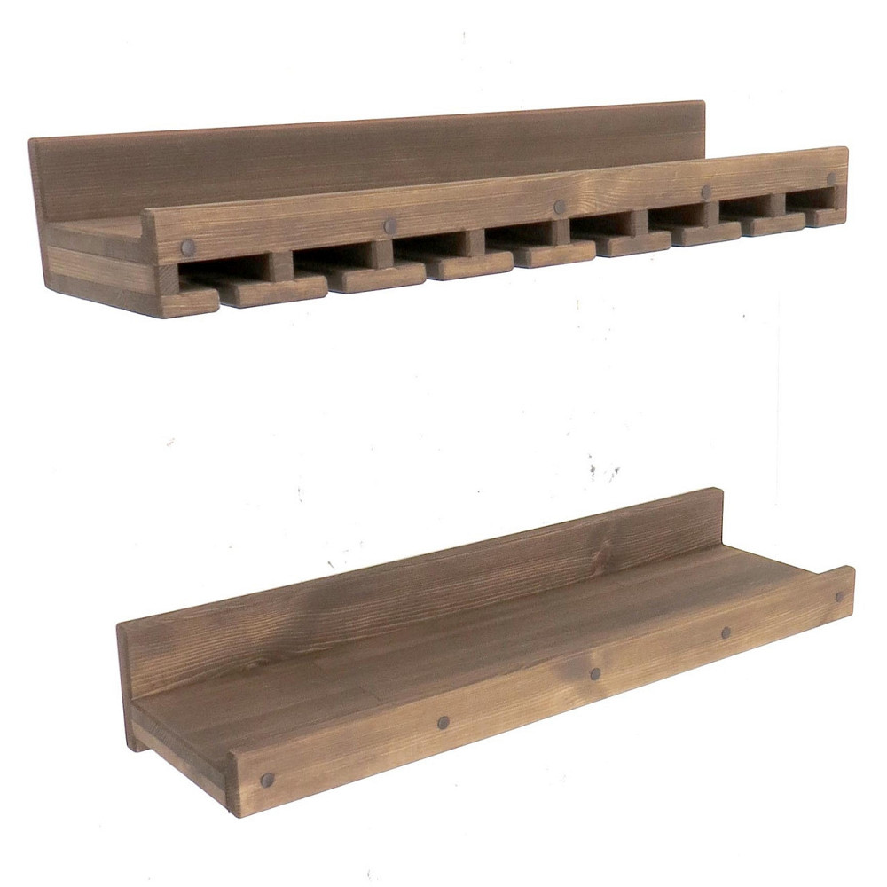 Полиця настінна "Потосі 8" капучино Миколаїв - фото 5