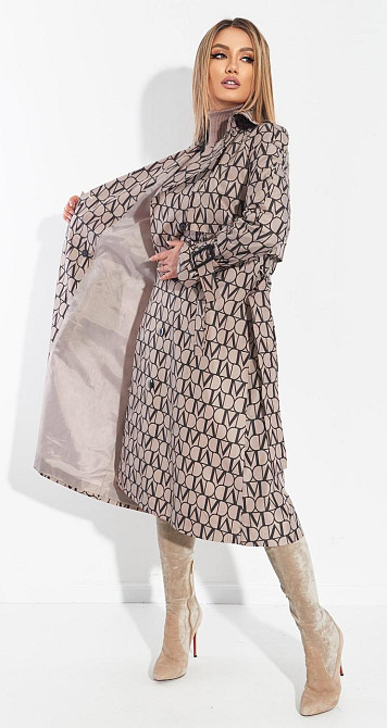 Двобортний класичний тренч (42) Київ - фото 3