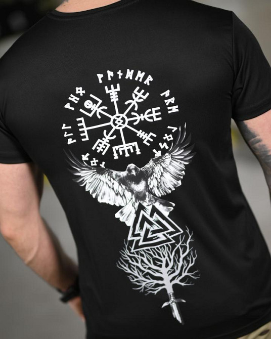 Тактична футболка SELION Voron black ТР6761 Одеса - фото 5