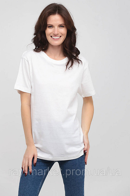 Футболка базовая Stedman Classic-T Unisex женская белая (ST2000W-WHI) 4XL Киев - изображение 1
