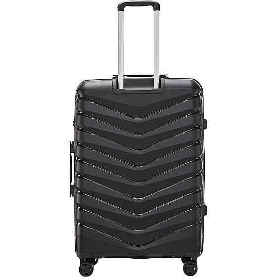 Валіза поліпропіленова WINGS PHX01 велика 75 см чорна Київ