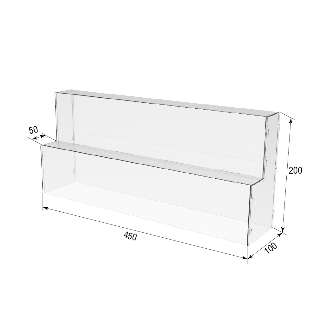 Товарна горка EKOSTAR на 2 сходи 450x100x200 Київ - фото 3