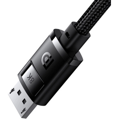 Кабель мультимедийный DisplayPort M to DisplayPort M 1.5m 8K Baseus (B00633706111-01) Винница - изображение 3