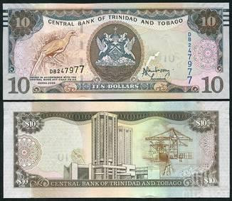 Тринидад и Тобаго 10 долларов 2006 (2015) P55 UNC Полтава - изображение 1
