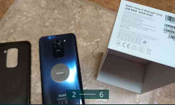 Телефон: Redmi Note 9, б/у , экран целый , камера 48 МР. Киев