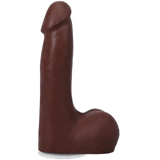 Фалоімітатор Doc Johnson The Realistic Cock ULTRASKYN - 7 Inch with Balls Chocolate Львов