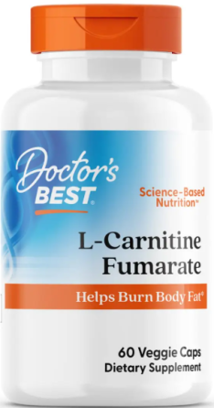 Л-карнитин фумарат Doctor's Best L-Carnitine Fumarate with Biosint Carnitine 60 вег капс Киев
