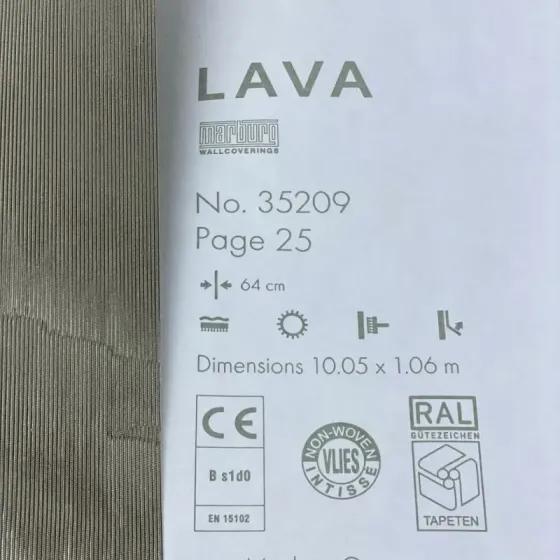 Шпалери Marburg Lava 35209 Київ