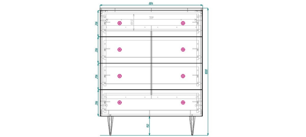Комод Сканді 4Ш Киев - изображение 2