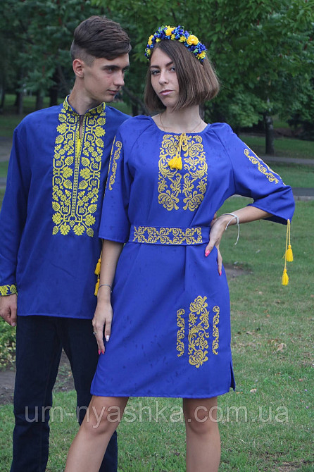 Мужская льняная вышиванка Всеволод2 Кривой Рог - изображение 10