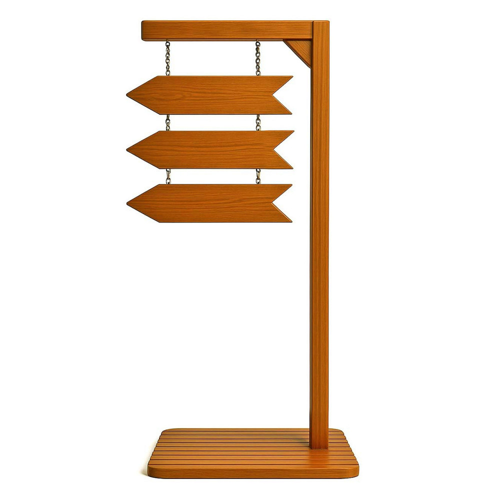 Напольная стрелка-указатель 