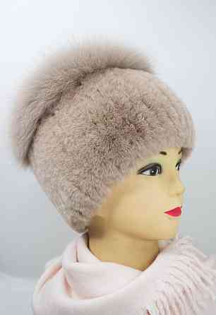 Шапка хутряна жіноча кубанка Анжеліка Кавовий Харків