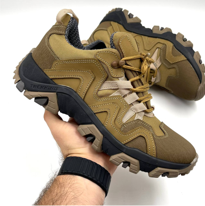 Мужские военные демисезонные койоты кроссовки Gore-Tex, тактические мужские водонепроницаемые кроссовки Львов - изображение 8