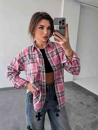 Женская рубашка в клетку (с накатом) 42-46, клетка 35 Одесса