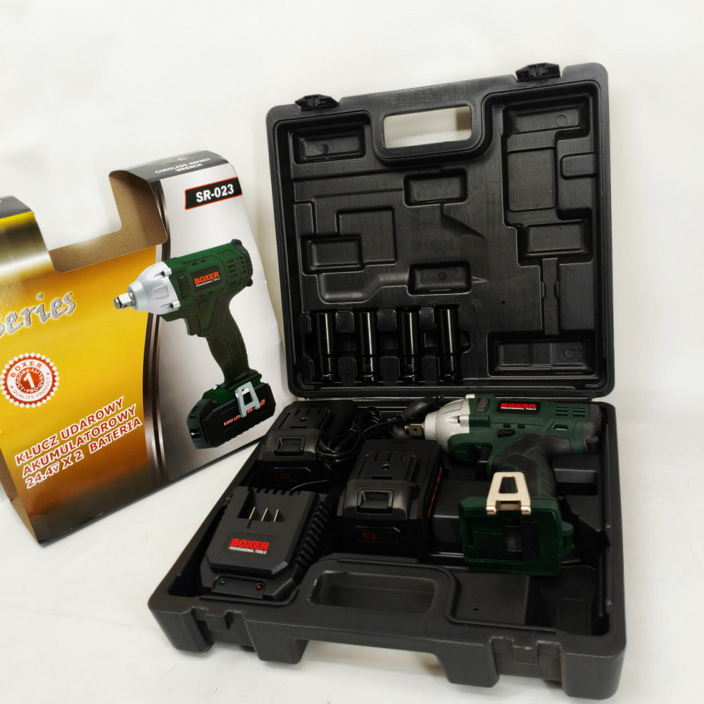 Гайковерт професійний акумуляторний 2400 об/хв Boxer SR-023 для автосервісу YB-75 Львів - фото 5