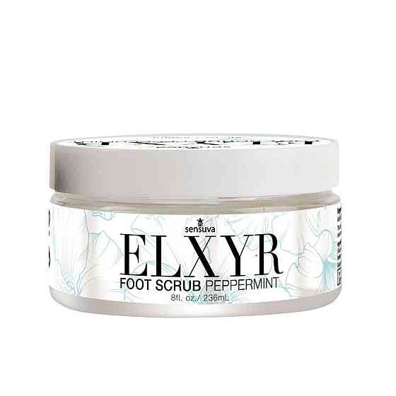 Скраб для ніг Sensuva ELXYR Foot Scrub Peppermint (236 мл) Sex Aura Київ