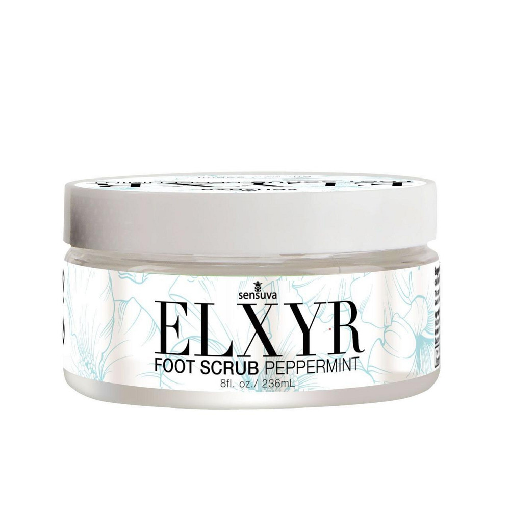 Скраб для ніг Sensuva ELXYR Foot Scrub Peppermint (236 мл) Sex Aura Київ - фото 1