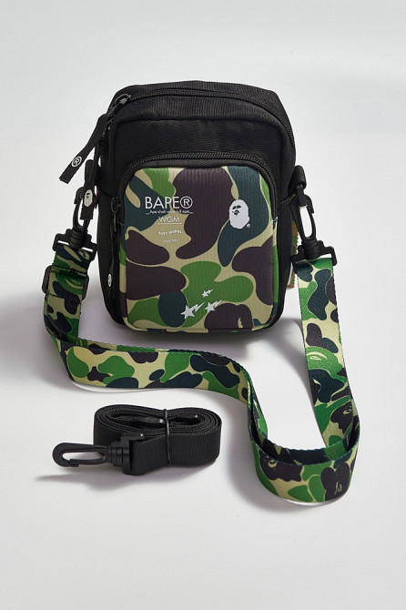 Сумка через плече Bape 17×12,5×5 зелений Запоріжжя - фото 2