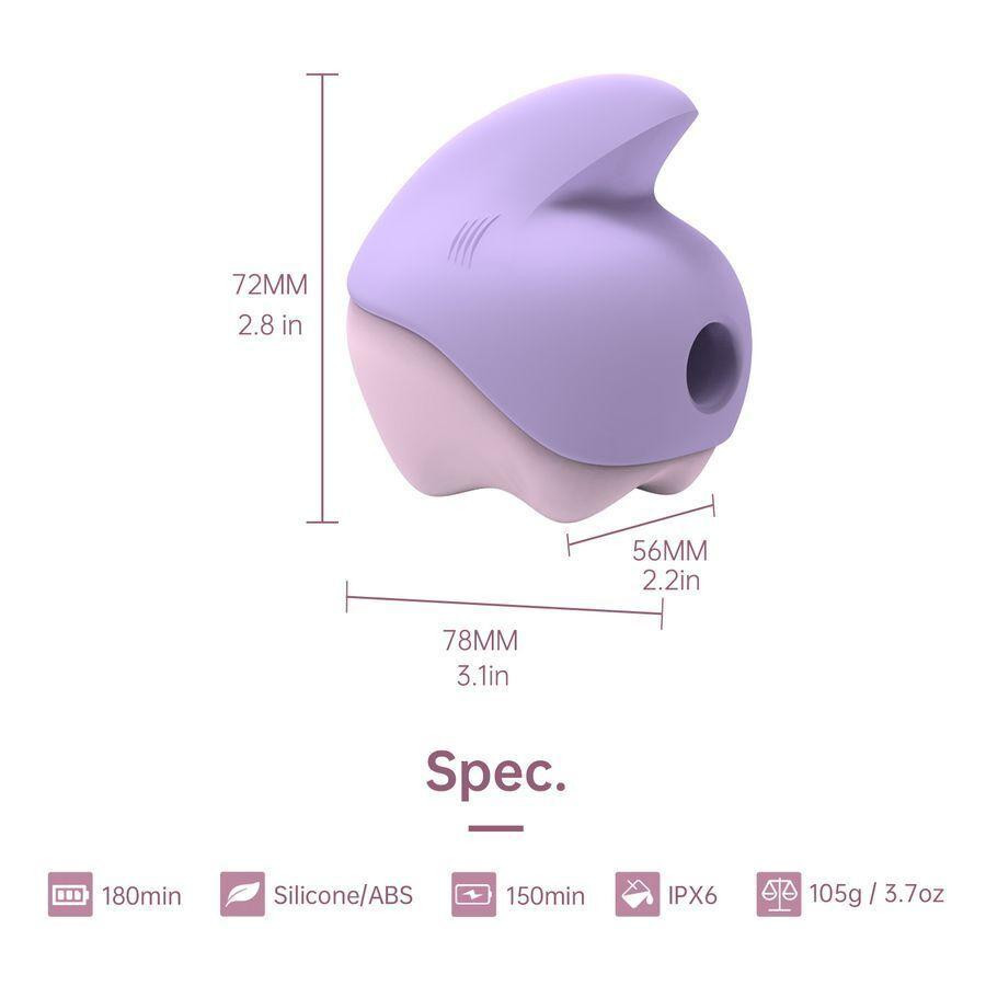 Вакуумний кліторальний смарт-стимулятор Magic Motion Unicorn Purple з вібрацією Sex Aura Київ - фото 4