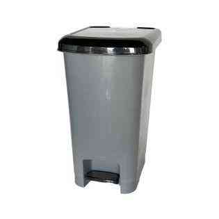 Відро з педаллю 15л вузьке "ELIF" сіре Харків