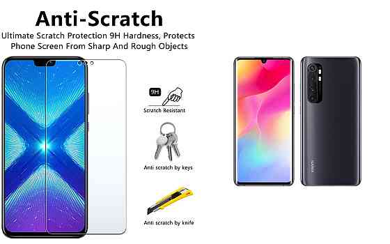 Защитное стекло NeoGlass для Xiaomi Mi Note 10 Lite – ультрапрозрачное и устойчивое Киев