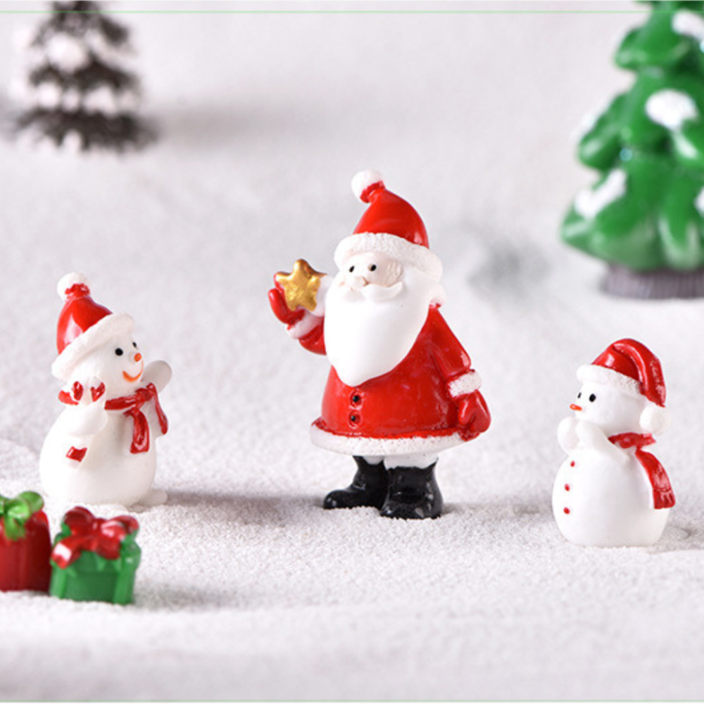 Новогодняя фигурка Снеговик 2.7 х 1.8 см для мини-сада и поделок Одесса - изображение 8