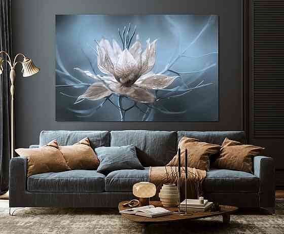 Картина полотно у вітальню / спальню   Квітка  MLP_273 ( 60х30см ) 80x120 см Київ