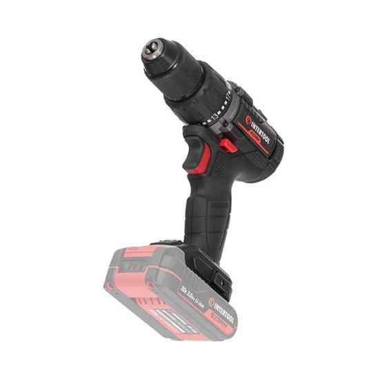 Дриль-шурупокрут акумуляторний INTERTOOL WT-9360, 20 В, 60 Nm, 500/2000 об/хв, 2-13 мм, без ЗП та АКБ - для будівництва та ремонту Львів