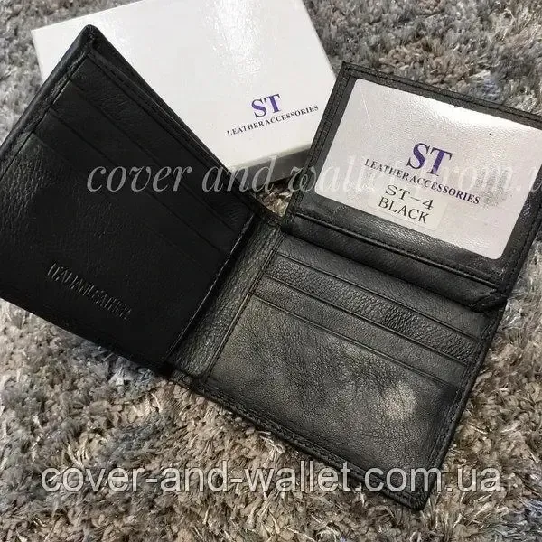 Чоловічий шкіряний гаманець на магнітах без застібки ST 4 Київ - фото 7