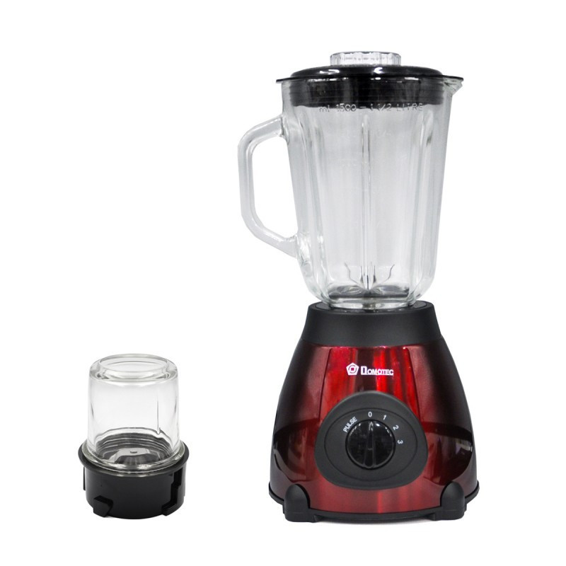 Багатофункціональний стаціонарний блендер DOMOTEC MS-6611 з чашею 1.5 л, 1000Вт, імпульсний режим, червоний Одеса - фото 5