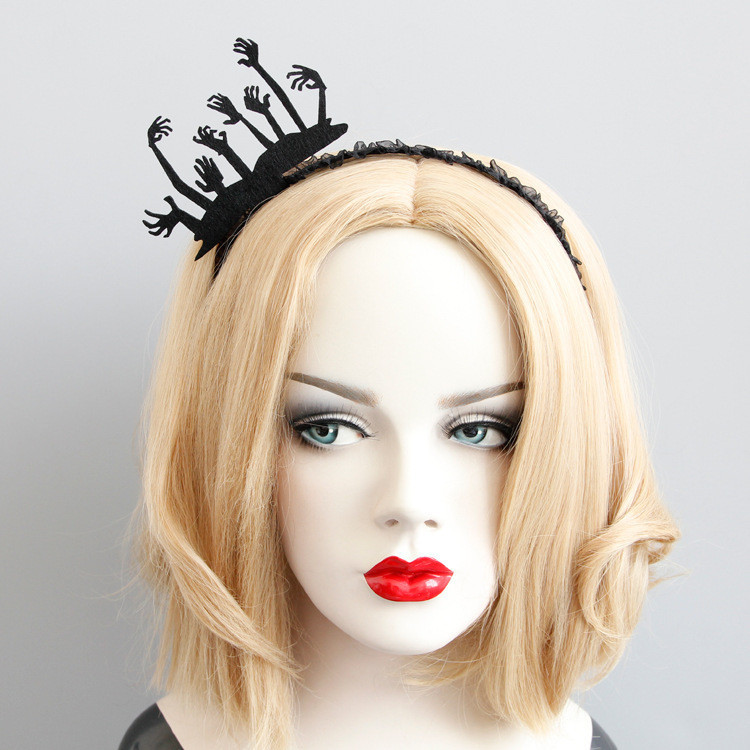 Обруч на Хэллоуин на голову Руки one size черный Киев - изображение 5