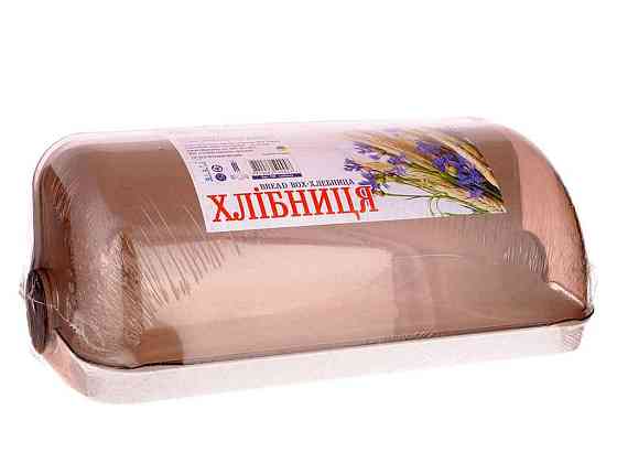 Хлебница пластиковая большая 150 12 белый мрамор ТМ LAMELA Киев