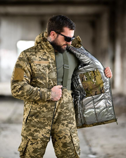 Зимовий тактичний костюм NORTHERN піксель ВТ7934 Одеса - фото 15