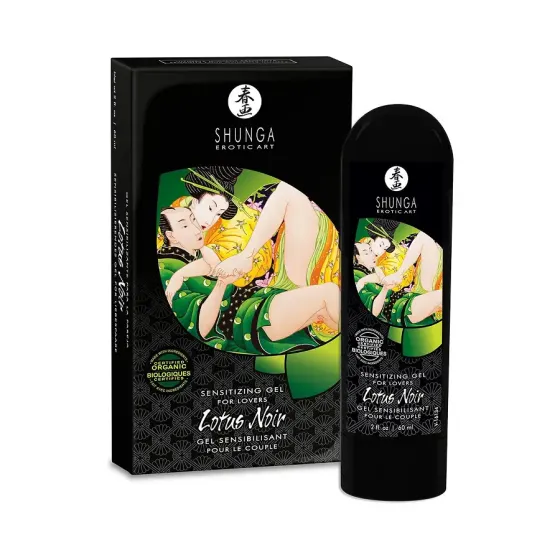 Збуджувальний гель для пар Shunga LOTUS NOIR (60 мл) з вітаміном Е та рослинним гліцерином Львів